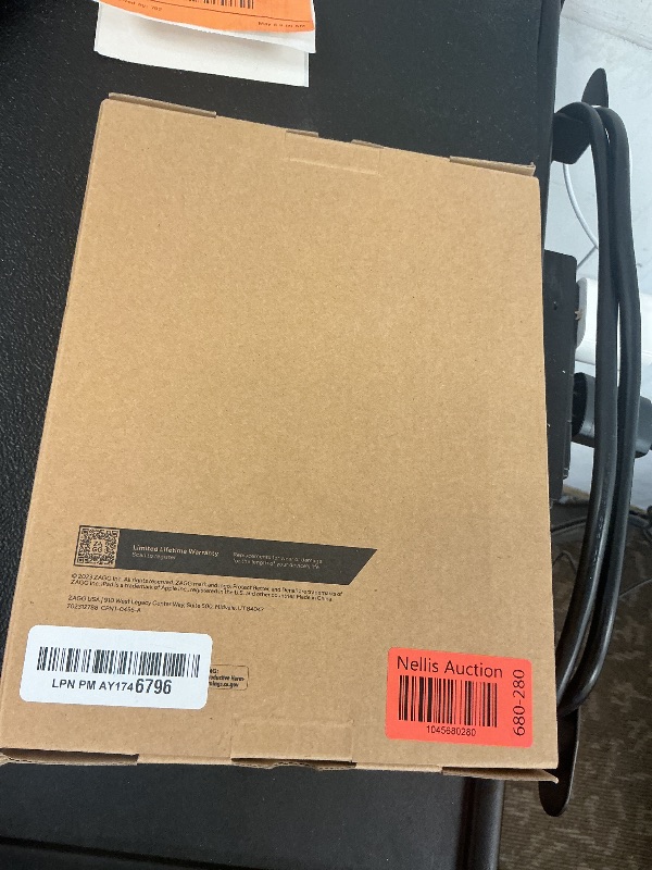 Photo 1 of ZAGG Denali iPad 10.9-Inch Case - Ultra-Durable, Eco-Friendly, Drop-Resistant with Snap-On Screen Protector & Infinity Angle Stand, Compatible with 10th Gen, Black