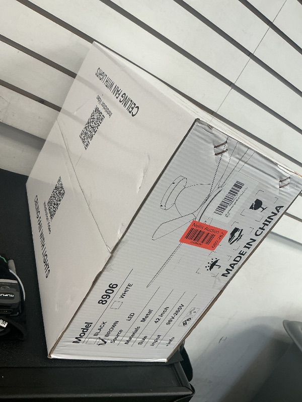 Photo 1 of Ceiling Fans with Lights and Remote, 42 Inch Ceiling Fan for Bedroom with 5 Reversible Blades, Modern Ceiling Fan Noiseless Reversible DC Motor, 6 Speeds, Timing, Wood Fan for Farmhouse