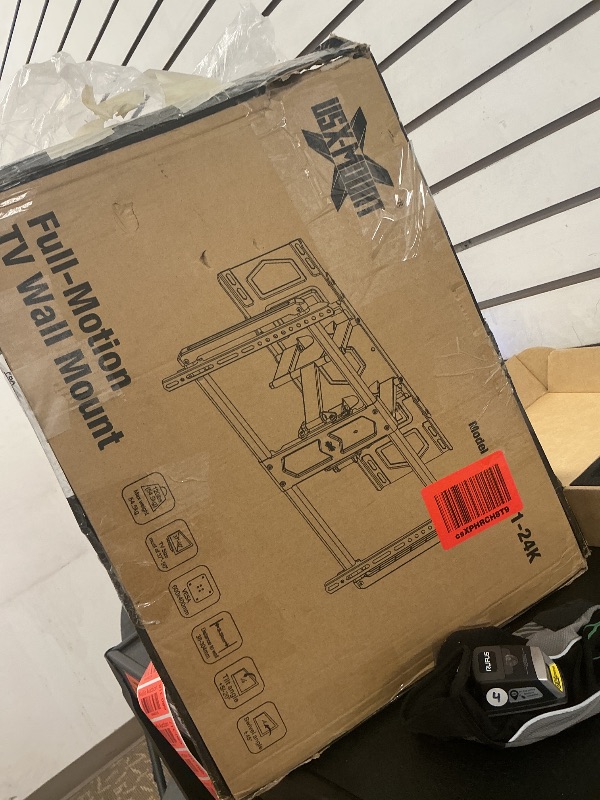 Photo 1 of USX Mount Full Motion TV Wall Mount for Most 42-86 inch Flat Screen/LED/4K, TV Mount Bracket Dual Swivel Articulating Tilt 6 Arms, Fits 8” 12” 16" Wood Studs,Max VESA 600x400mm, Holds up to 132lbs