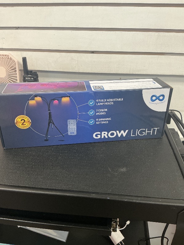 Photo 1 of Everlasting Comfort Grow Lights for Indoor Plants Full Spectrum - Plant Lights for Indoor Growing (4 Lamps), 3-18 Hour Timer, Adjustable 62" Tripod, LED Grow Lights, Plant Light for Seed Starting