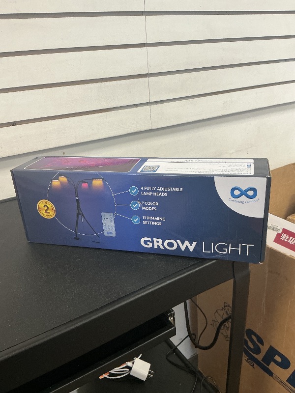 Photo 1 of Everlasting Comfort Grow Lights for Indoor Plants Full Spectrum - Plant Lights for Indoor Growing (4 Lamps), 3-18 Hour Timer, Adjustable 62" Tripod, LED Grow Lights, Plant Light for Seed Starting
