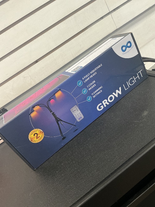 Photo 1 of Everlasting Comfort Grow Lights for Indoor Plants Full Spectrum - Plant Lights for Indoor Growing (4 Lamps), 3-18 Hour Timer, Adjustable 62" Tripod, LED Grow Lights, Plant Light for Seed Starting
