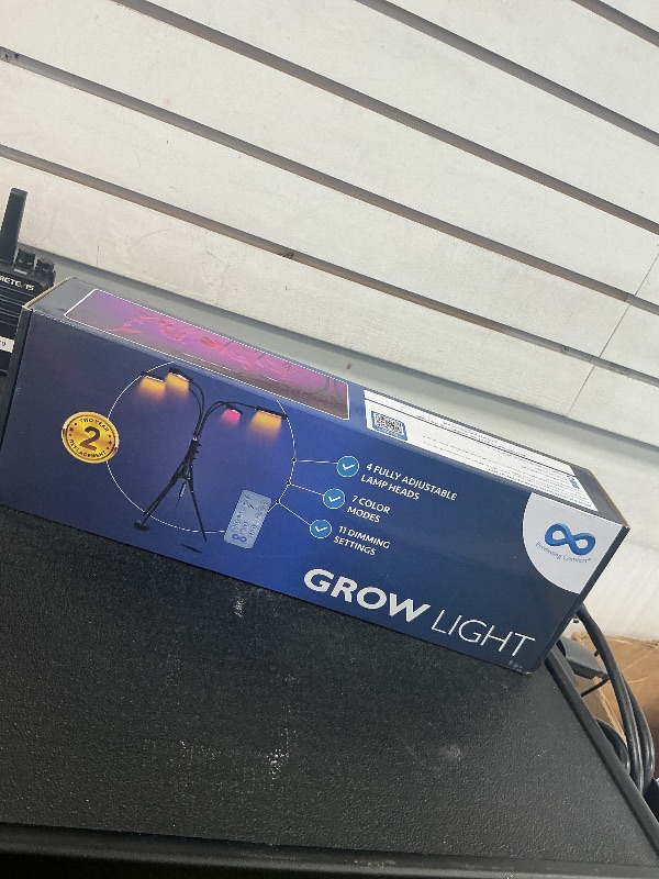 Photo 1 of Everlasting Comfort Grow Lights for Indoor Plants Full Spectrum - Plant Lights for Indoor Growing (4 Lamps), 3-18 Hour Timer, Adjustable 62" Tripod, LED Grow Lights, Plant Light for Seed Starting