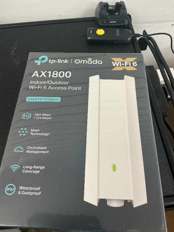 Photo 1 of TP-Link EAP610-Outdoor Access Point Mesh, Omada True WiFi6 AX1800 Gigabit, Seamless Roaming, MU-MIMO PoE+ Powered IP67 Multiple SDN Controller Remote & App Control Support RE Mode