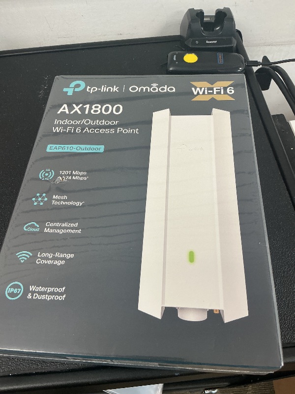 Photo 1 of TP-Link EAP610-Outdoor Access Point Mesh, Omada True WiFi6 AX1800 Gigabit, Seamless Roaming, MU-MIMO PoE+ Powered IP67 Multiple SDN Controller Remote & App Control Support RE Mode