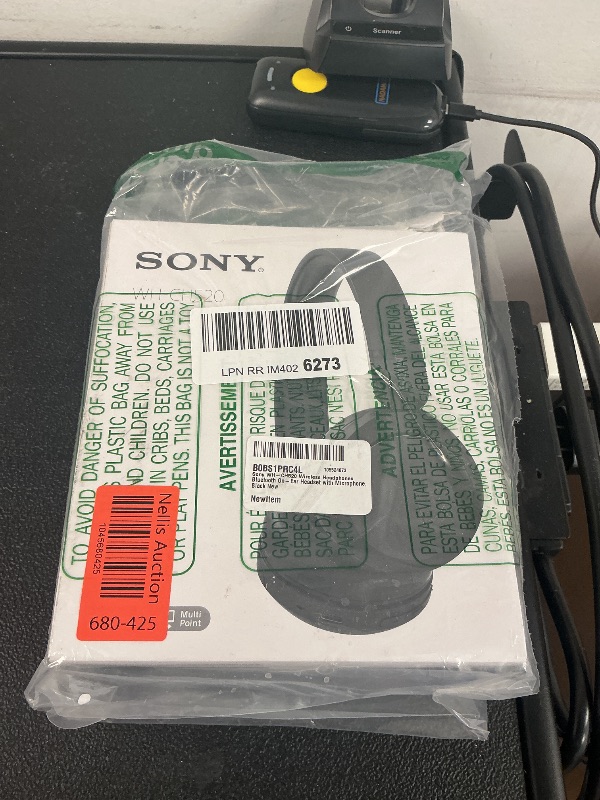 Photo 1 of Sony WH-CH520 Wireless Headphones Bluetooth On-Ear Headset with Microphone, Black New