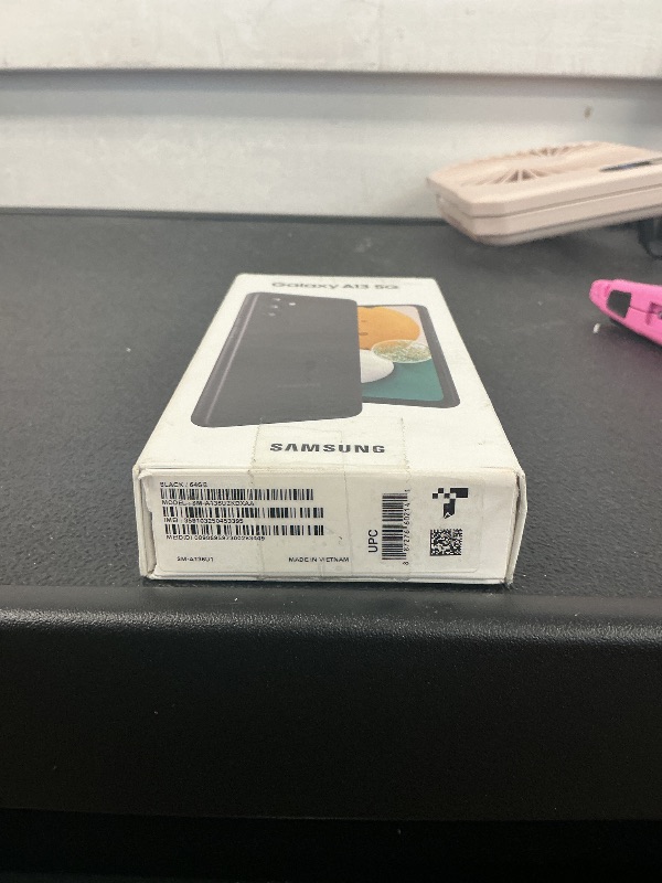 Photo 1 of SAMSUNG Galaxy A13 5G Cell Phone, Factory Unlocked Android Smartphone, 64GB, Triple Lens Camera, Infinity Display Screen, Long Battery Life, Expandable Storage, US Version, Black