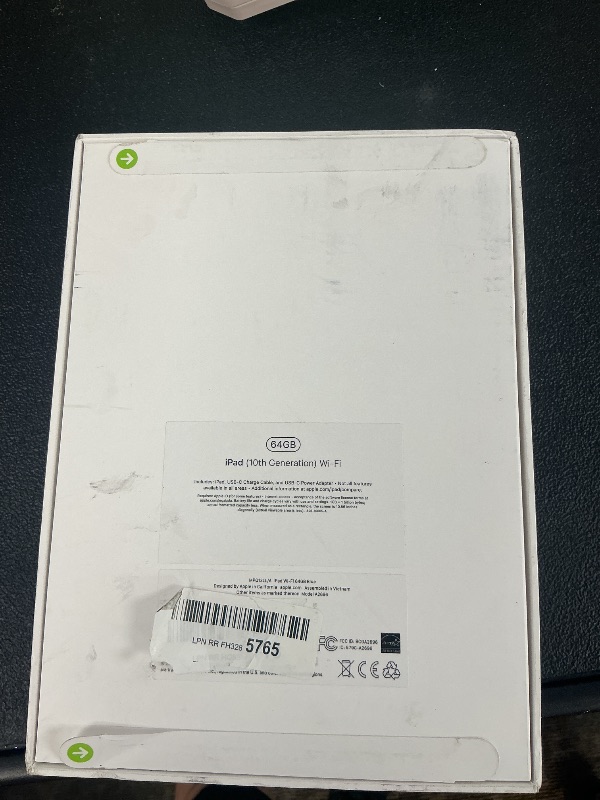 Photo 1 of Apple iPad (10th Generation): with A14 Bionic chip, 10.9-inch Liquid Retina Display, 64GB, Wi-Fi 6, 12MP front/12MP Back Camera, Touch ID, All-Day Battery Life – Blue