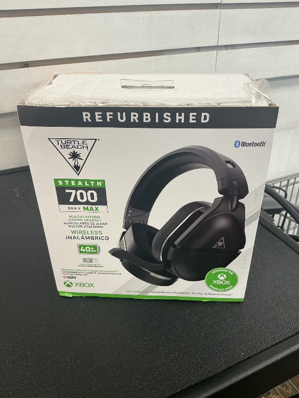 Photo 1 of Turtle Beach Stealth 700 Gen 2 MAX Multiplatform Amplified Wireless Gaming Headset - Xbox Series X|S, Xbox One, PS5, PS4, PC – Bluetooth, 40-Hr Battery, 50mm Speakers- Black (Renewed)