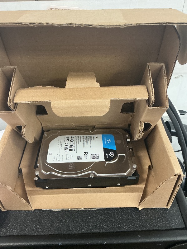 Photo 1 of Seagate Skyhawk 6TB Video Internal Hard Drive HDD – 3.5 Inch SATA 6Gb/s 256MB Cache for DVR NVR Security Camera System with in-House Rescue Services (ST6000VXZ09/009)