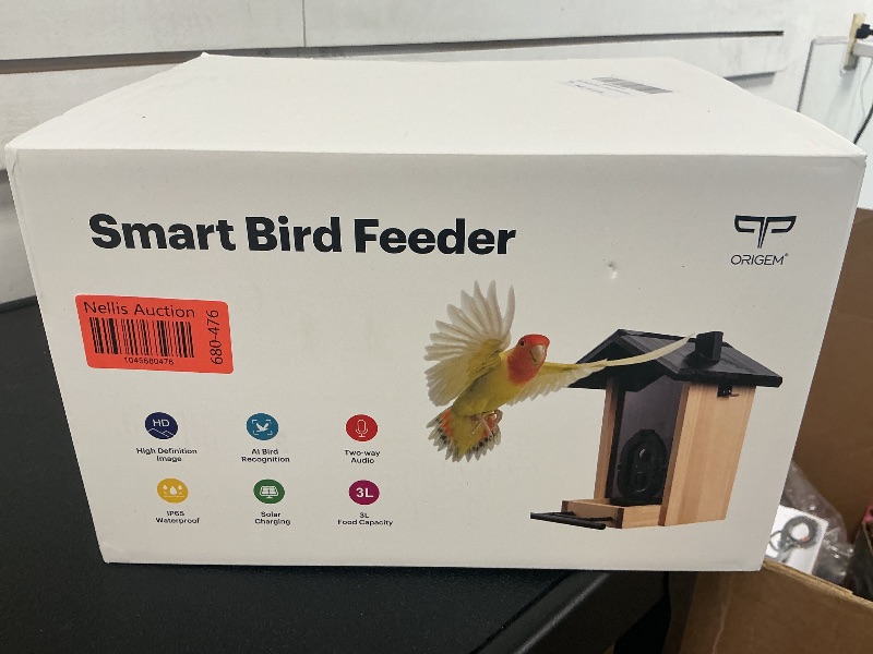 Photo 1 of Origem Smart Bird Feeder With Camera, Auto Capture Close-Up Shots, 30-Day Video Retention, Ideal Present for Bird Lovers, Backyard Watching