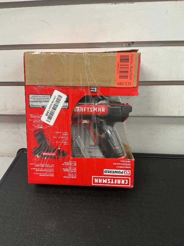 Photo 1 of CRAFTSMAN 4V Cordless Screwdriver with Charger and Screwdriving Bits Included (CMHT6650C)