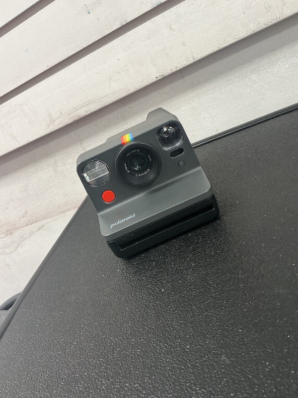 Photo 1 of Polaroid Now 3rd Generation I-Type Instant Camera + Film Bundle - Now Black Camera + 16 Color Photos (6560)