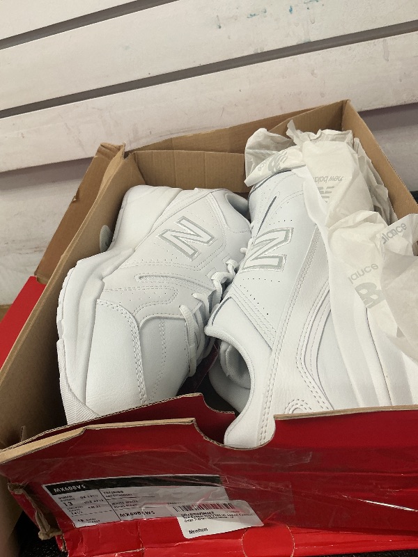 Photo 1 of New Balance Men's 608 V5 Casual Comfort Cross Trainer, White/White, 13