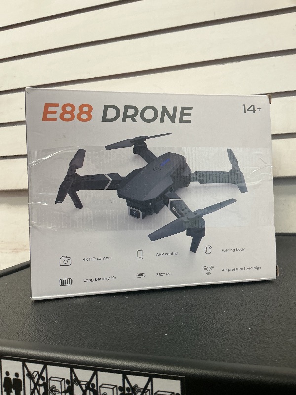 Photo 1 of Mini Drone with Camera for Adults - Christmas Toy Gift for Teenage Boy Girl Beginner Age 14 Years Old - RC Quadcopter Multirotors | Foldable UAV | WiFi HD FPV Live Video | One Key Take Off/Land | Altitude Hold | Headless Mode | 360° Flip | Carrying Case (