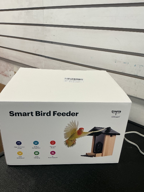 Photo 1 of Origem Smart Bird Feeder With Camera, Auto Capture Close-Up Shots, 30-Day Video Retention, Ideal Present for Bird Lovers, Backyard Watching