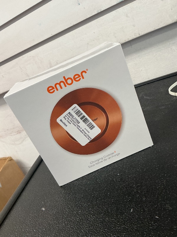 Photo 1 of Ember Charging Coaster 2, Wireless Charging for Use with Ember Temperature Control Smart Mug, Copper