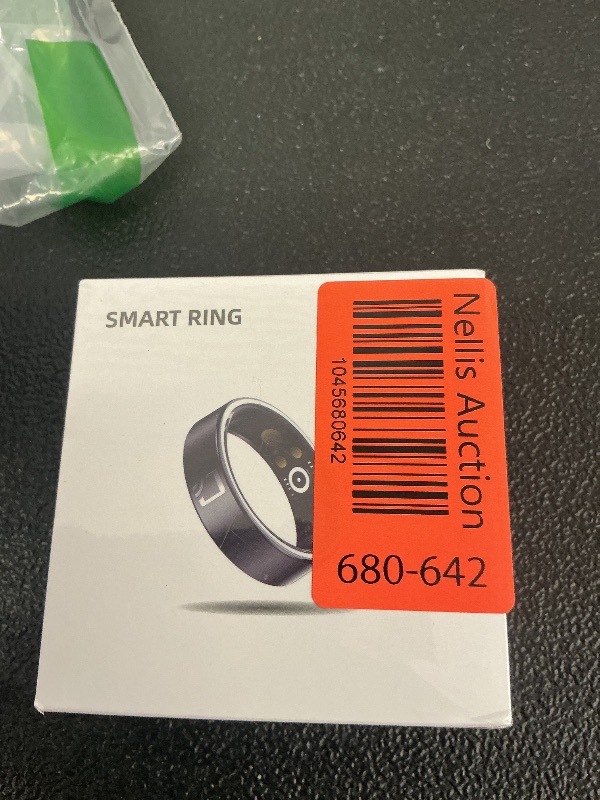 Photo 1 of Jojovenusmall Smart Ring Health Tracker, Health Rings for Women & Men, Sleep Fitness Tracker Wearable, IP68 Waterproof, Compatible with iOS8.0 & Android5.1 (Ceramic Black, 10#)