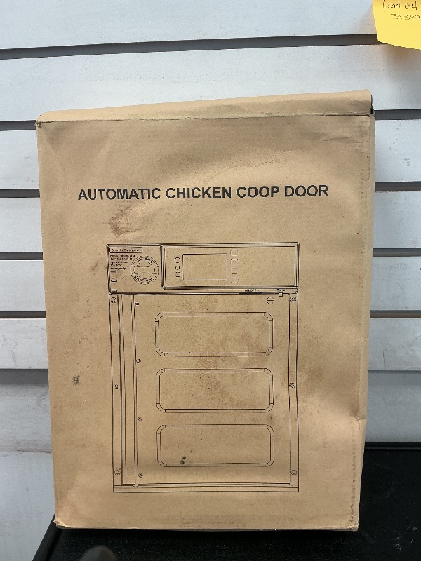 Photo 1 of Automatic Chicken Coop Door Solar Powered, Cold Weather Electric Chicken Door Large Size Aluminum Door with Light Sensor & Timer with Power Off Emergency Mode 14.9" H x 11" W
