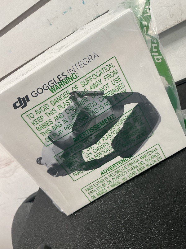 Photo 1 of DJI Goggles Integra - Lightweight and Portable FPV Goggles, Integrated Design, Micro-OLED Screens, DJI O3+ Video Transmission, HD Low-Latency, Compatible with DJI Avata and More, Gray