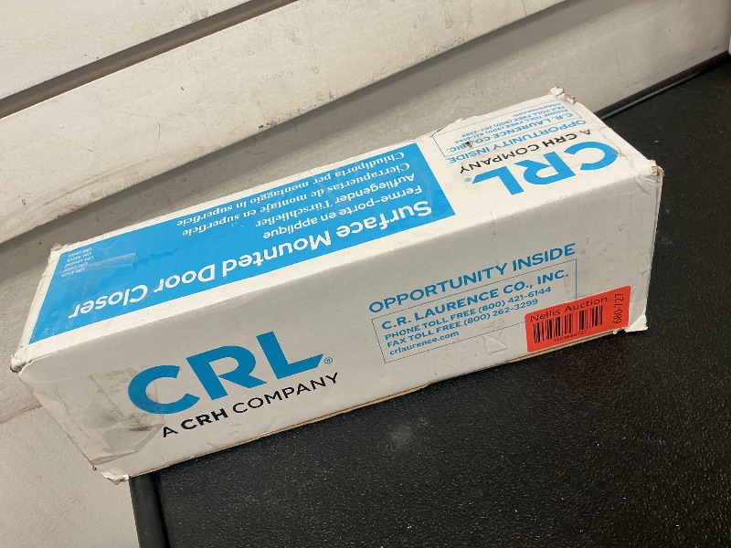 Photo 1 of CRL DC54 Aluminum Finish Size 4 Surface Mount Door Closer