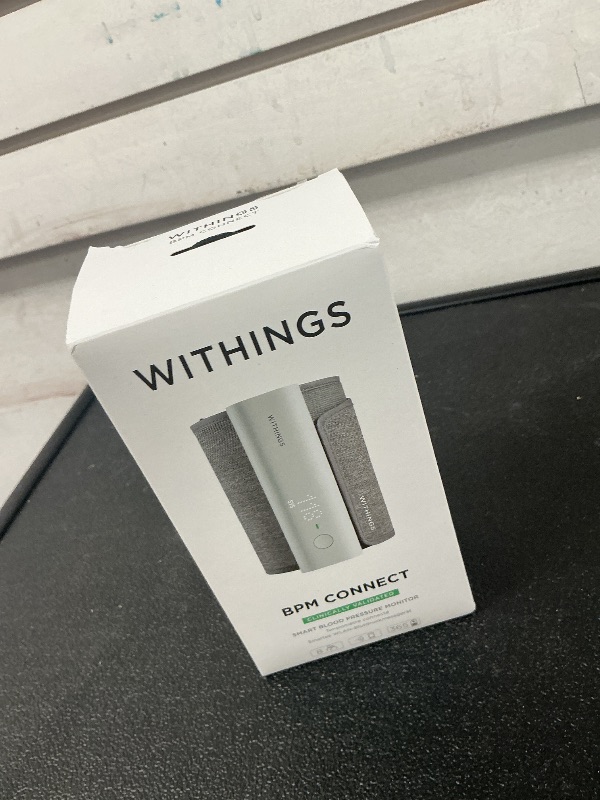 Photo 1 of Withings BPM Connect - Digital Blood Pressure Cuff & Heart Rate Monitor - Blood Pressure Machine Arm Cuff, FDA Cleared, FSA/HSA Eligible, IOS & Android