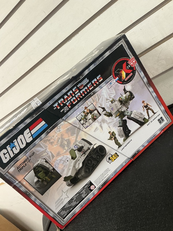 Photo 1 of Transformers Collaborative G.I. Joe x Autobot Kup Triple T 9-Inch Action Figure, O-Ring 3.75-inch SGT Slaughter & Leatherneck Action Figures 8+