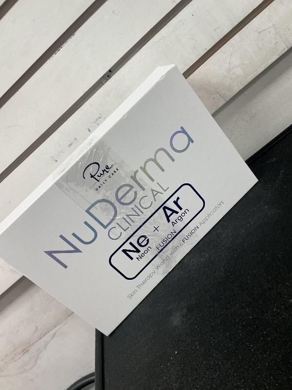 Photo 1 of NuDerma Clinical Skin Therapy Wand - Portable Skin Therapy Machine w 6 Fusion Neon + Argon Wands – Anti Aging - Clarifying - Skin Tightening & Radiance - Wrinkle Reducing