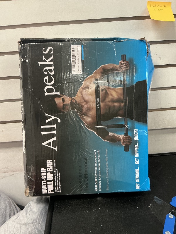 Photo 1 of Ally Peaks Pull Up Bar for Doorway | Thickened Steel Max Limit 440 lbs Upper Body Workout| Multi-Grip Strength| Indoor Chin-Up Bar Fitness Trainer for Home Gym Portable