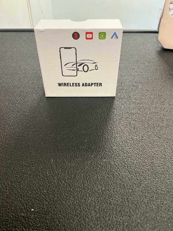 Photo 1 of Wireless Carplay Adapter, Supports Netflix, YouTube, TF Card Plug & Play, Android Auto Wireless Dongle Fits for Factory Wired Car Play Cars