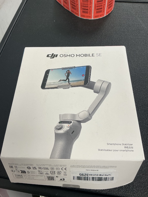Photo 1 of DJI Osmo Mobile SE, 3-Axis Phone Gimbal, Portable and Foldable, Gimbal Stabilizer for iphone, Andriod, ShotGuides, ActiveTrack 6.0, Vlogging Stabilizer for Youtube, TikTok, Travel