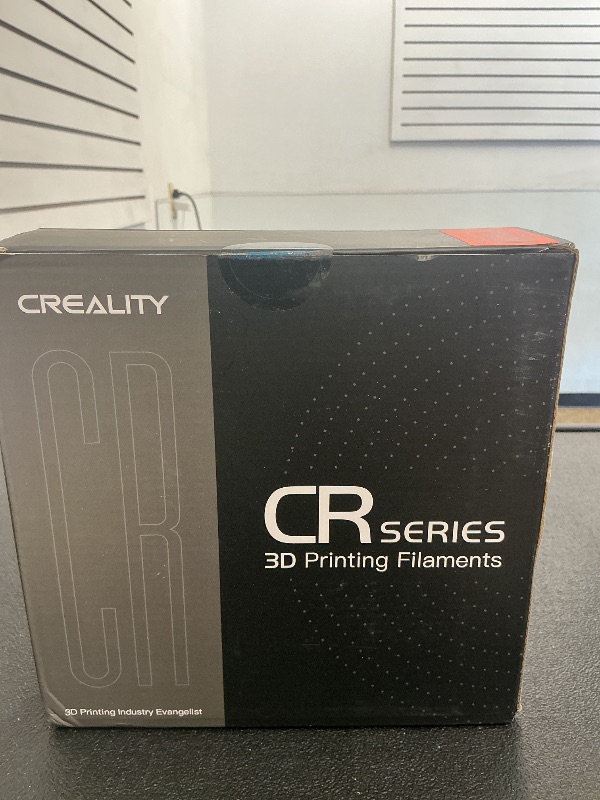 Photo 1 of Official CR PETG 3D Printer Filament 1.75mm 1KG (2.2lbs), High Precision Strong Toughness, Odorless Better Flow Moistureproof 3D Printing Ender Filament (Black)