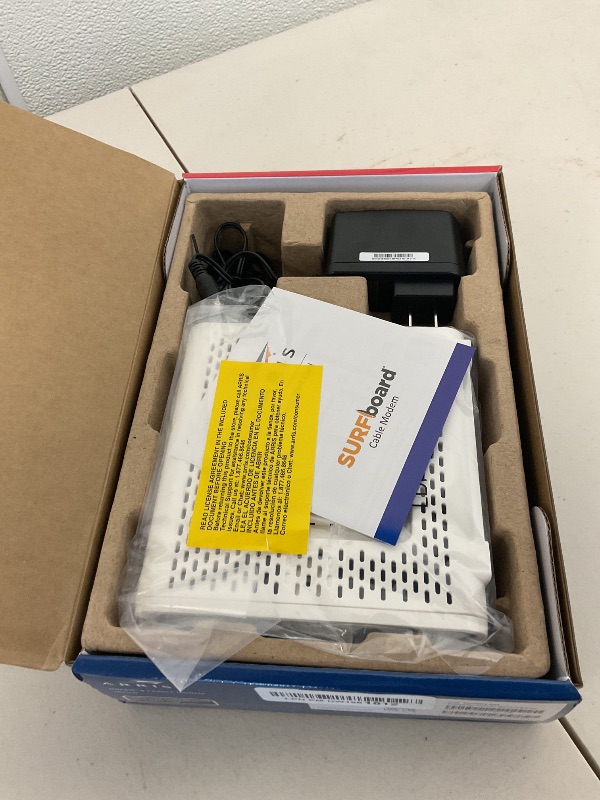 Photo 1 of ARRIS (SB8200) - Cable Modem - Fast DOCSIS 3.1 32x8 Gigabit Cable Modem , Approved for Comcast Xfinity, Cox, Charter Spectrum, & more | 1 Gbps Max Internet Speed, 4 OFDM Channels
