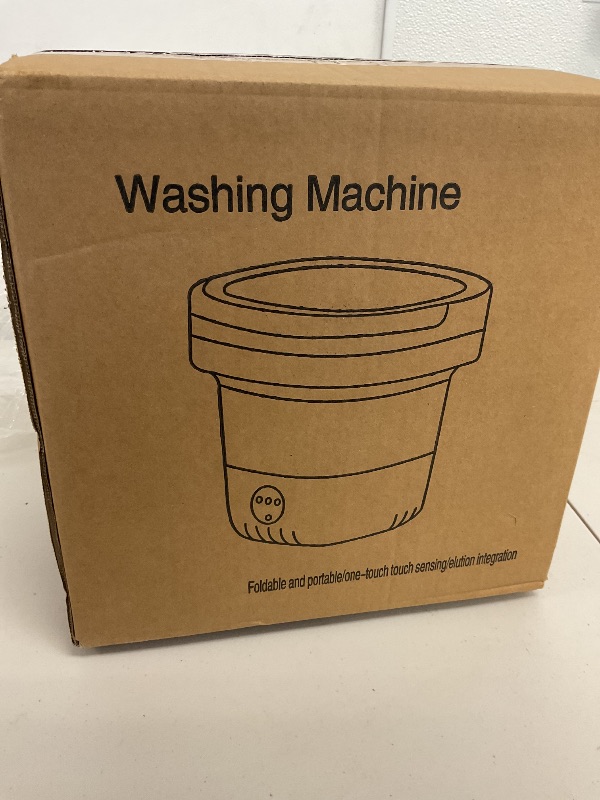 Photo 1 of Portable Washing Machine, 12L Upgraded Large Capacity Foldable Mini Washer, Deep Cleaning for Underwear, Baby Clothes, and Small Clothes, Suitable for Apartments, Dormitories, Hotels