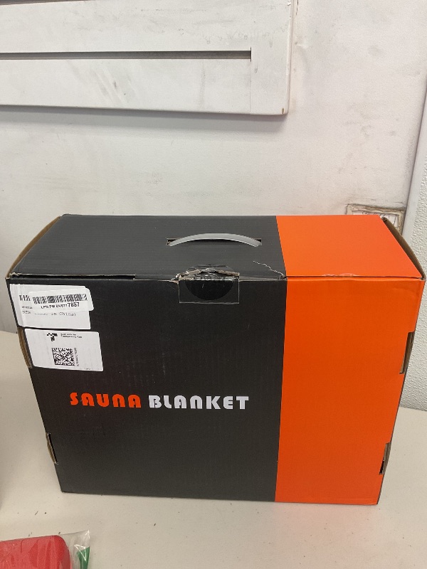 Photo 1 of Infrared Sauna Blanket-Sauna Blanket for Home Use, Portable Design for Relaxation and Detoxification Highest 176?, 20-60 Minutes Timer, 6 ft x 2.65 ft?Deep Black1?