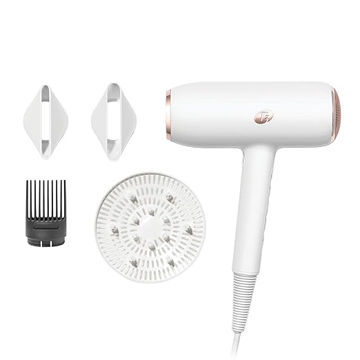 Photo 1 of T3 Featherweight StyleMax Professional Ionic Hair Dryer with Custom Heat Automation & 4 Attachments,Fast Drying,Lightweight with 5 Heat & 3 Speed Settings,2 Concentrators,Diffuser & Smoothing Comb