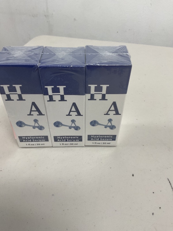 Photo 1 of ABOTE 2.3% Hyaluronic Acid Serum for Face Moisturize Smoothes Wrinkles (3 Pack 1fl.oz | 30ml)