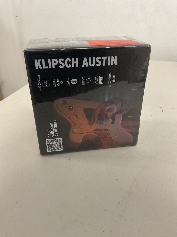 Photo 1 of Klipsch The Austin Portable Bluetooth Speaker with a 1.5" Full Range Driver, IP67 dust and Waterproof Rating, 12 Hours of Playtime for a Premium Live Concert Experience