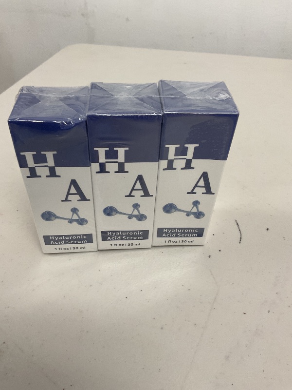 Photo 1 of ABOTE 2.3% Hyaluronic Acid Serum for Face Moisturize Smoothes Wrinkles (3 Pack 1fl.oz | 30ml)