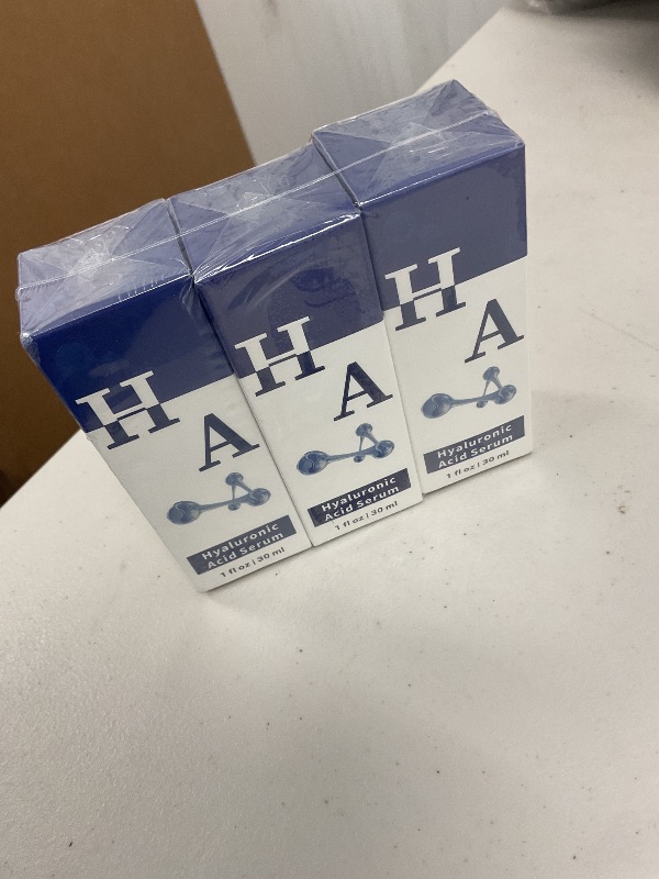 Photo 1 of ABOTE 2.3% Hyaluronic Acid Serum for Face Moisturize Smoothes Wrinkles (3 Pack 1fl.oz | 30ml)