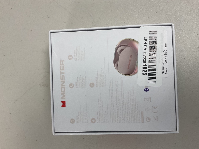 Photo 1 of Monster Open Ear AC600 Headphones, Bluetooth 5.4 Wireless Earbuds with HiFi Stereo, Clip-On Earbuds with ENC Clear Call, 21H Playtime, Touch Control, IPX6 Waterproof Wireless Headphones for Outdoor