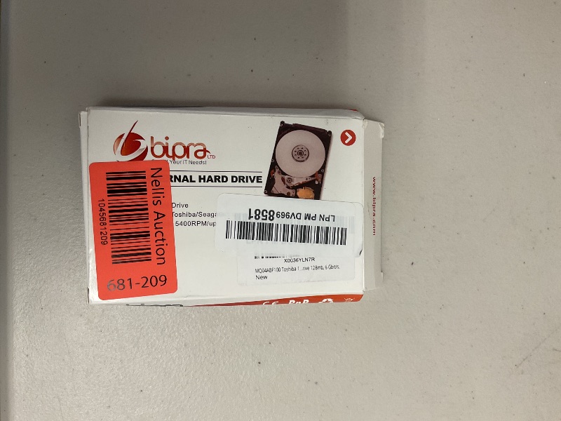 Photo 1 of MQ04ABF100 Toshiba 1TB/1000GB 5400rpm Sata 7mm 2.5in Hard Drive 128mb, 6 Gbit/s,Mechanical Hard Disk