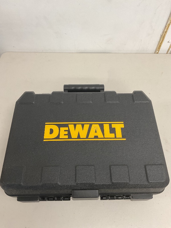 Photo 1 of Dewalt battery pack box missing parts 