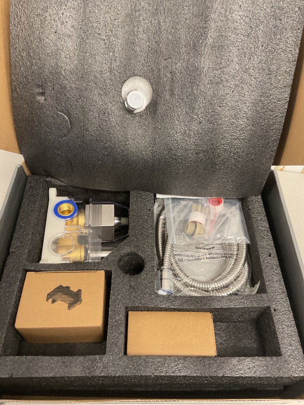 Photo 1 of HGN 10 Inches Bathroom Rain Shower Combo Set Wall Mounted Rainfall Brushed Nickel Shower Head System Rough-in Valve Body and Trim Included