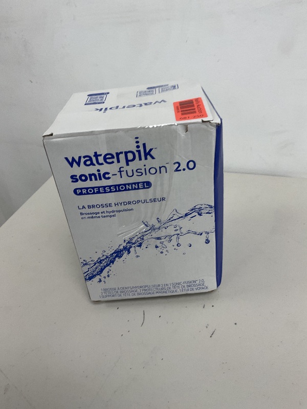 Photo 1 of Waterpik Sonic-Fusion 2.0 Professional Flossing Electric Toothbrush with Water Flosser Combo In One, White SF-04, Packaging May Vary
