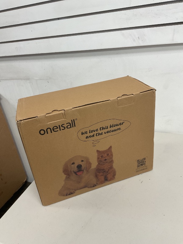Photo 1 of oneisall Dog Vacuum & Dryer for Shedding Grooming, 8 in 1 Dog Grooming Kit with Metal Blades Pet Clippers, Adjustable Speed and Temperature Control Blower