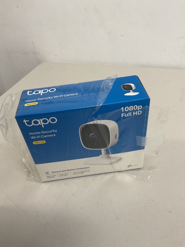 Photo 1 of TP-Link Tapo 1080P Indoor Security Camera for Baby Monitor, Dog Camera w/Motion Detection, 2-Way Audio Siren, Night Vision, Cloud & SD Card Storage, Works w/Alexa & Google Home (Tapo C100)