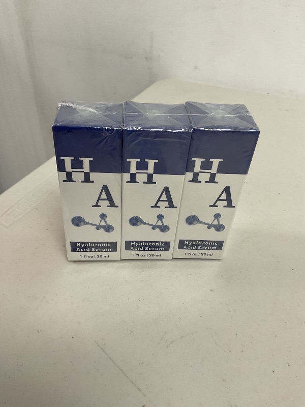 Photo 1 of ABOTE 2.3% Hyaluronic Acid Serum for Face Moisturize Smoothes Wrinkles (3 Pack 1fl.oz | 30ml)