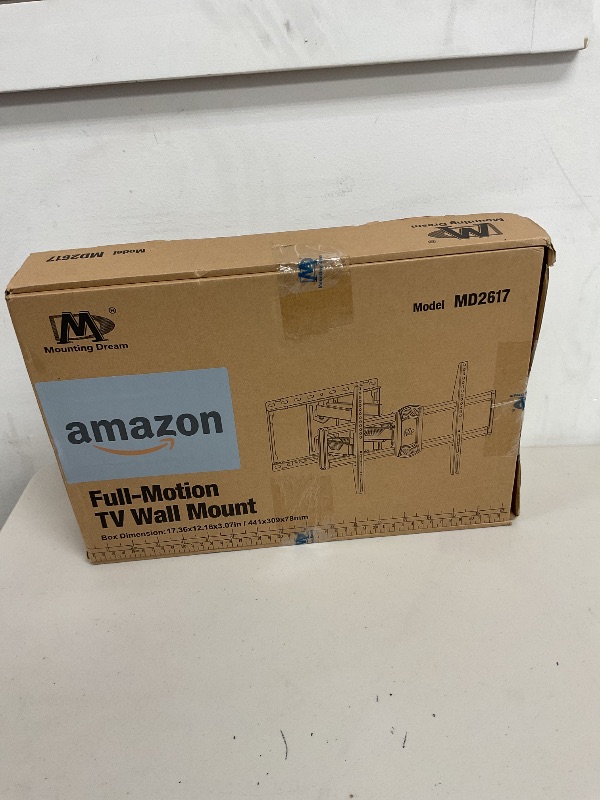Photo 1 of Mounting Dream UL Listed TV Wall Mount for Most 42-84 Inch TV, Full Motion TV Mount with Swivel and Tilt, TV Bracket with Articulating Dual Arms, Fits 16inch Studs, Max VESA 600X400 mm, 100 lbs,MD2617