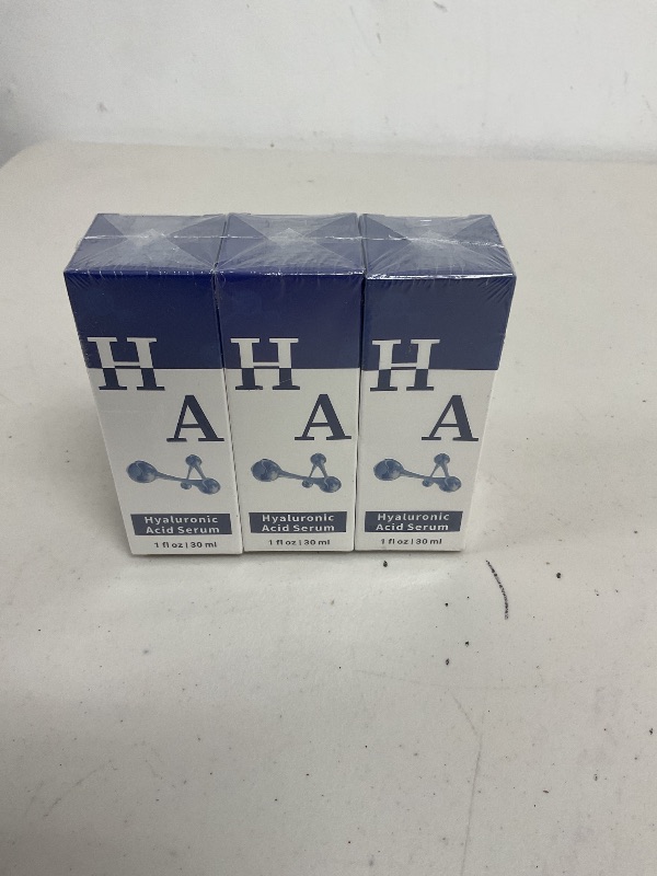 Photo 1 of ABOTE 2.3% Hyaluronic Acid Serum for Face Moisturize Smoothes Wrinkles (3 Pack 1fl.oz | 30ml)
